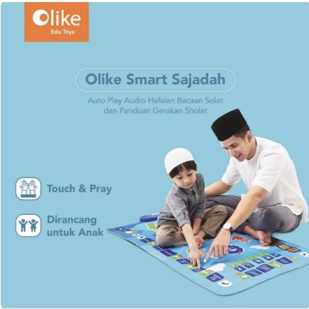 Olike Smart Sajadah Anak Sajadah Pintar - Purple