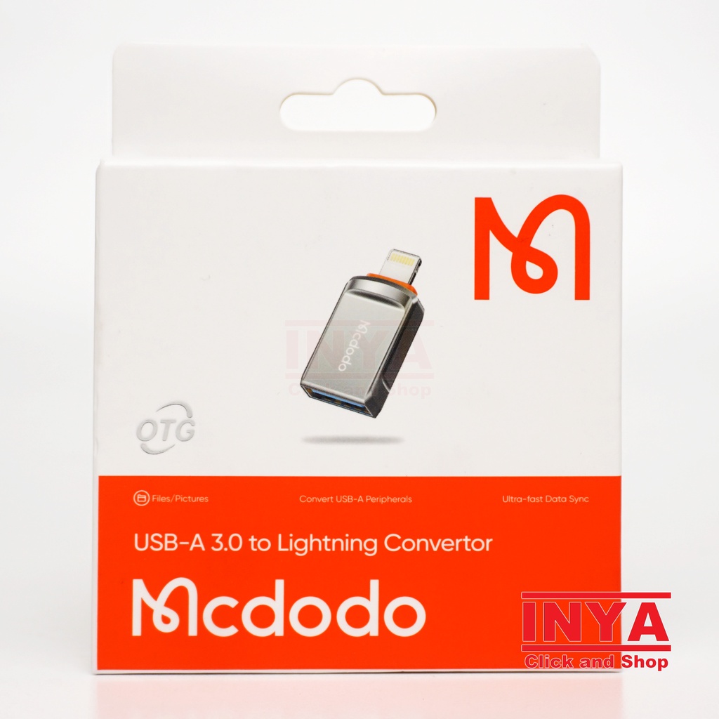 MCDODO OT-8600 OTG ADAPTER USB A to Lightning - Connector - Konverter iPhone