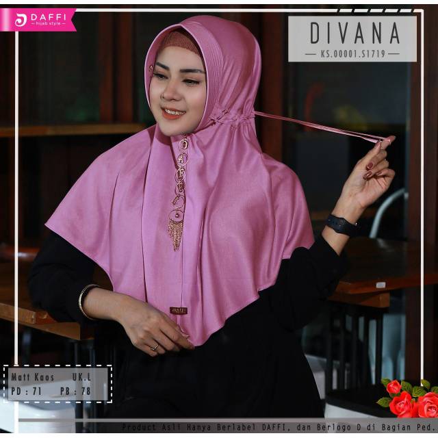 Hijab Divana serut Ori Daffi