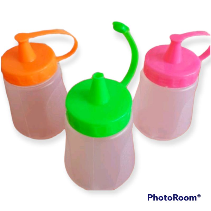 botol kecap 300 ml/botol sambel/botol plastik