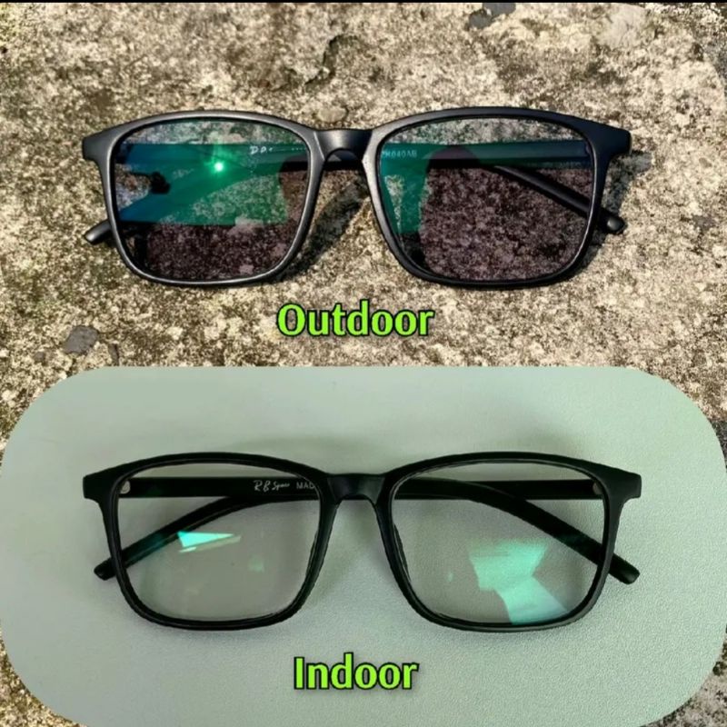 Kacamata Photocromic Lensa Normal Anti Radiasi Blueray