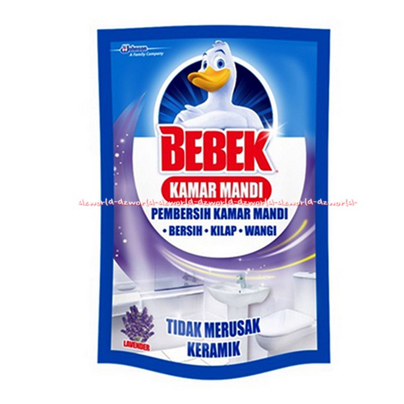 Bebek Kamar Mandi 400ml Pembersih Kamar Mandi Bebek Refill Pouch Isi Ulang Wangi Lemon Lavender Duck Bathroom Pembersih Wc Toilet Kamar Mandi 400 ml