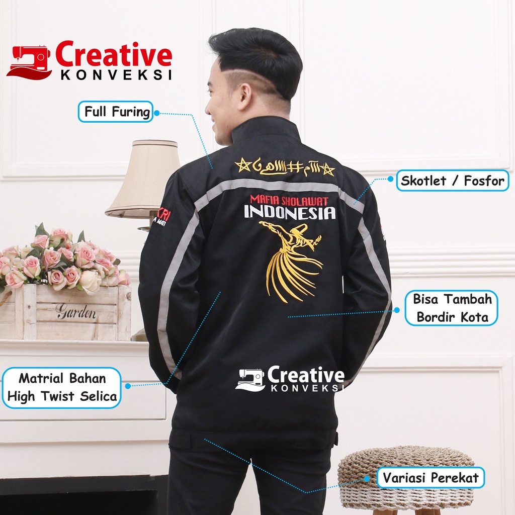 FREE NAMA | Jaket Majelis Mafia sholawat Terbaru|  Jaket Majlis Mafia Sholawat Indonesia Mafis