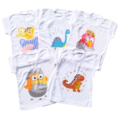 heybaby KAOS ONECK MOTIF ANAK kaos dalam oblong anak laki2 dan perempuan newborn-4thn PART3
