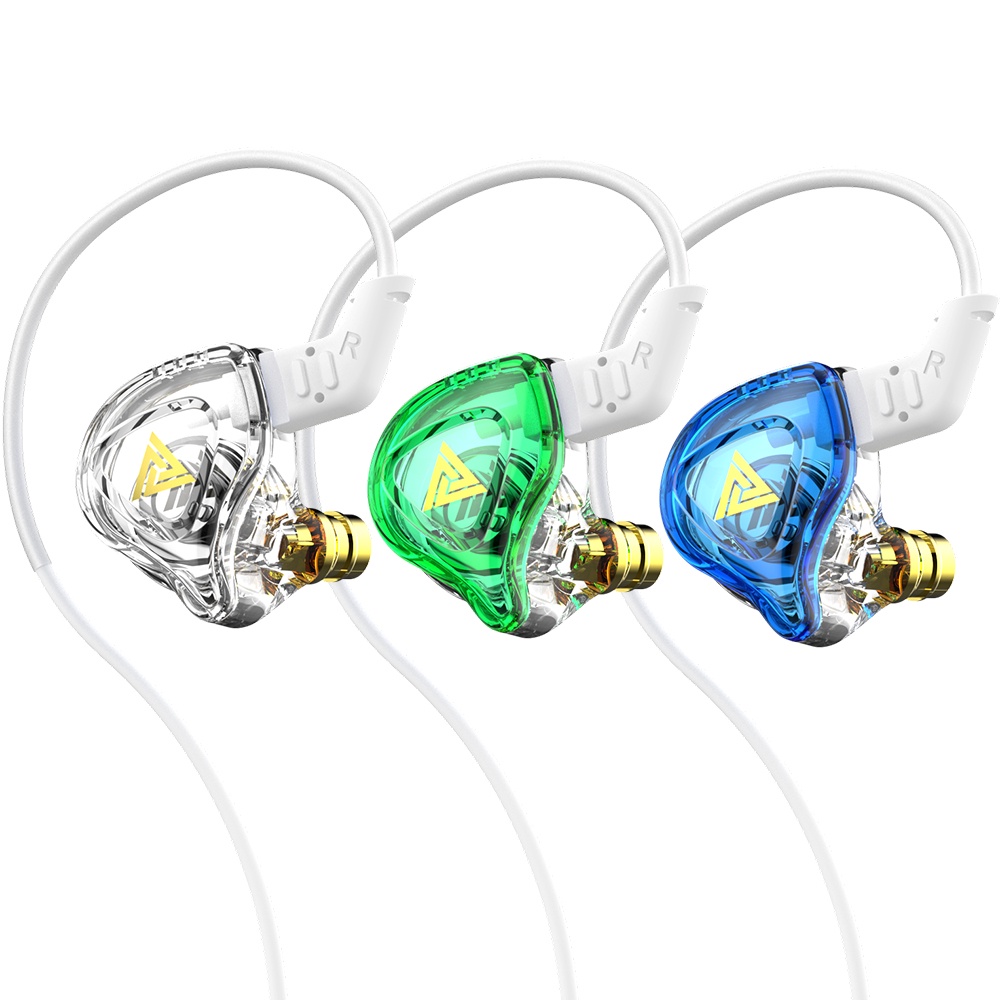 Qkz AK6 DMX Earphone In Ear Dinamis HIFI Bass 1DD Dengan Fitur Noise Canceling