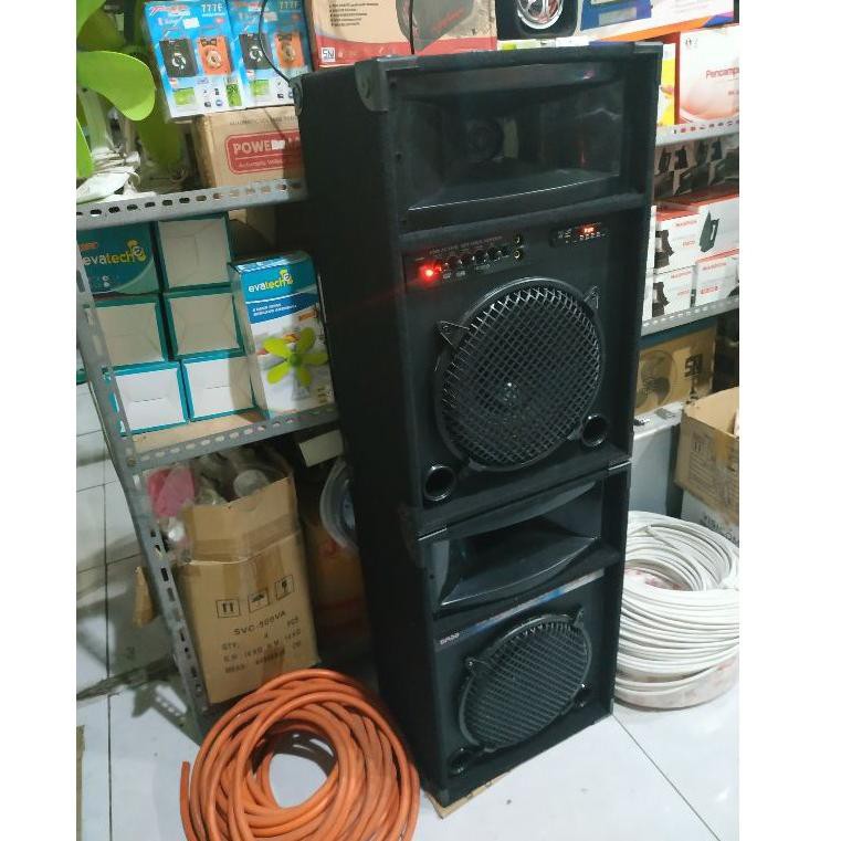 1 Set speaker aktif bluetooth 12 inci 12 inchi mic buat pengajian karaoke hajatan (KODE 30)