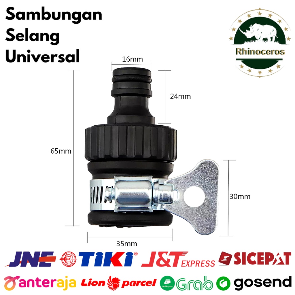 Sambungan Keran Universal Fleksible Tap Konektor Kran Air Universal