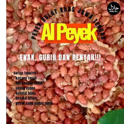 

peyek kacang mini /peyek Jawa/ peyek bulat 250gr