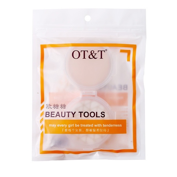 SPONS AIR PUFF CUSHION  OT&amp;T ORI ISI 2 PCS LA101W1 SPONGE ALAS BEDAK MAKEUP MURAH FOUNDATION BEDAK BEAUTY TOOL