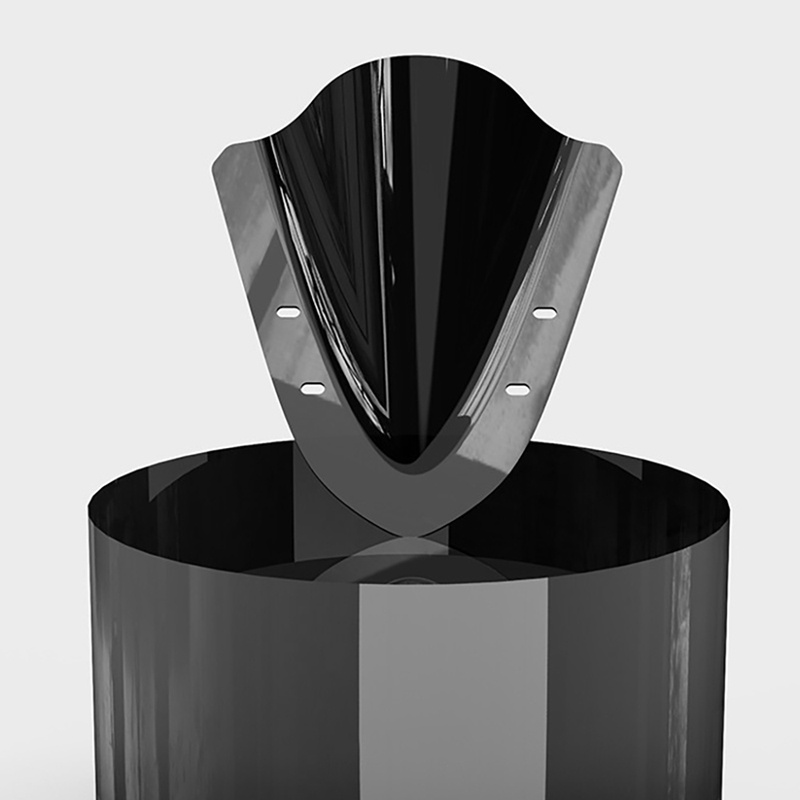 Motorcycle Windshield Windscreen Spoiler Air Deflector for Yamaha Aerox155 NVX155 NVX-155 2016-2021 Black