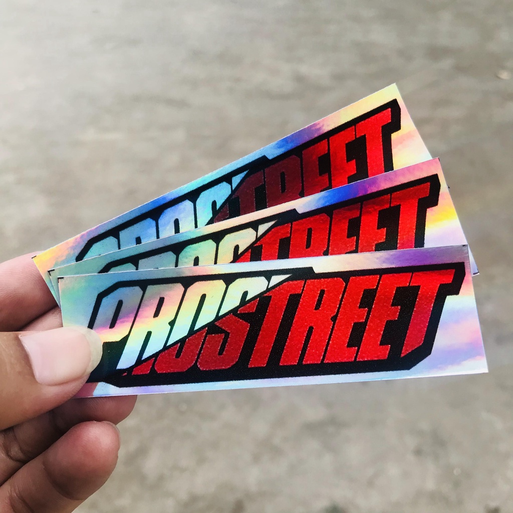 Stiker Hologram Isi 40 Graftak anti air racing