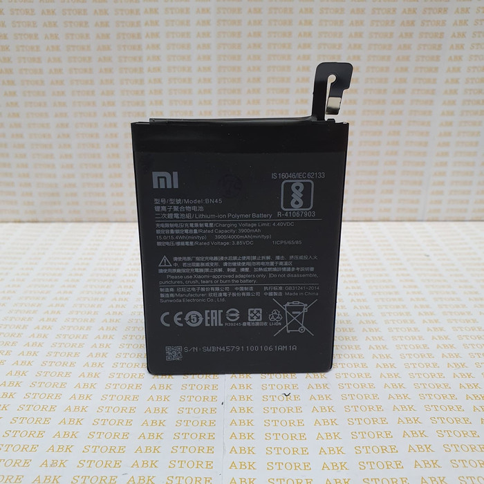 Baterai Batre Battery Xiaomi Redmi Note 5 BN45 Ori