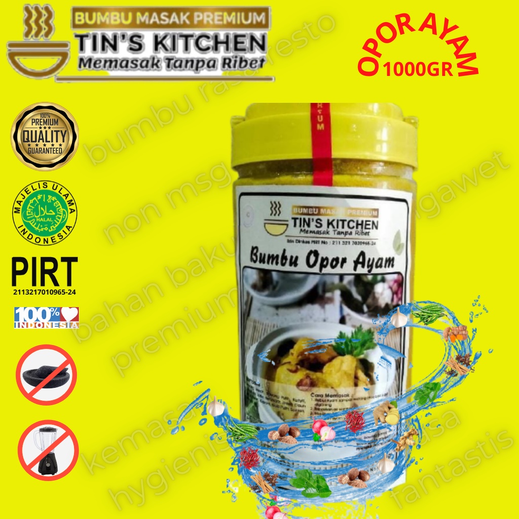 

Bumbu Instan Opor Ayam 1000GR Tins Kitchen