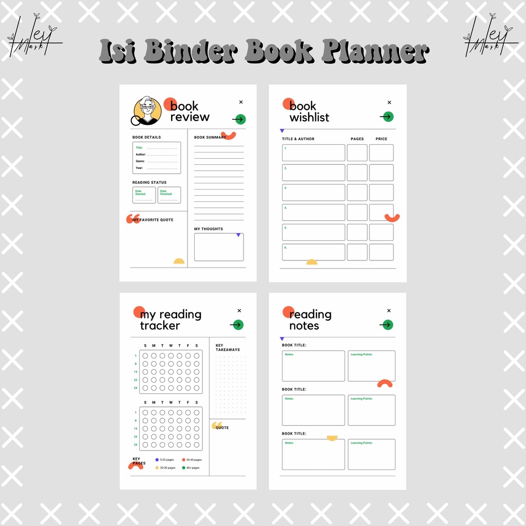 

[HM] ISI BINDER DAILY PLANNER A5/B5 Shape Sharp