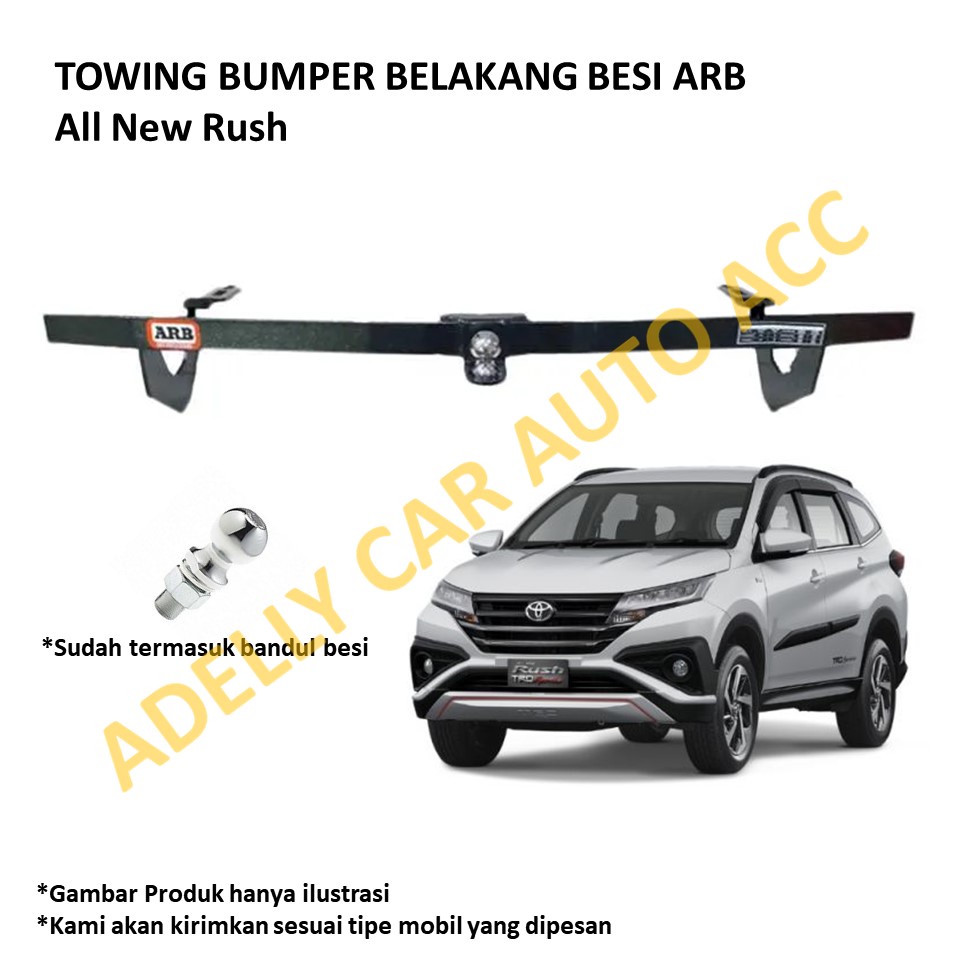 Towing Besi Belakang ARB Mobil Toyota All New Rush