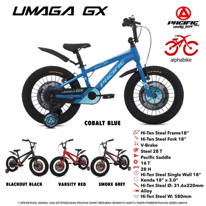 SEPEDA ANAK 18 INCH PACIFIC BMX UMAGA GX 3.0