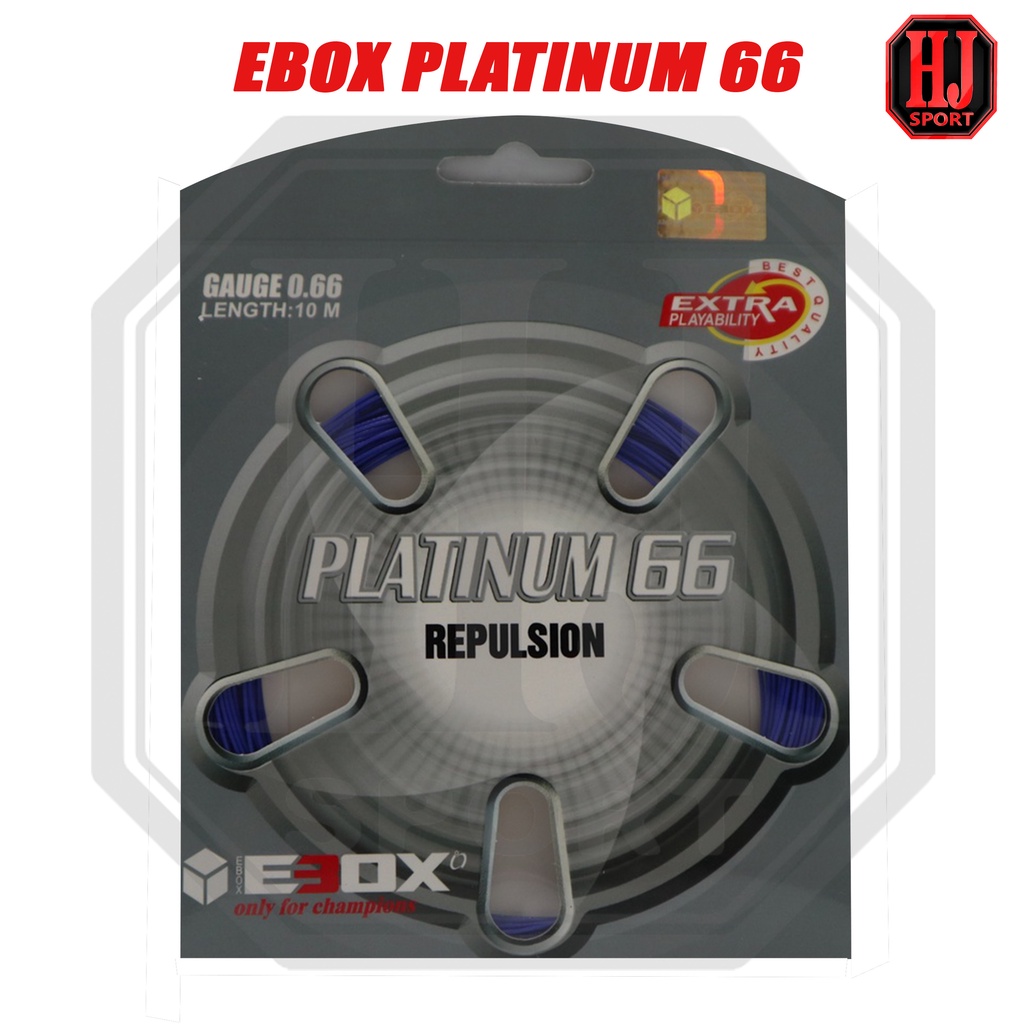 Senar Raket Badminton Ebox Platinum 66