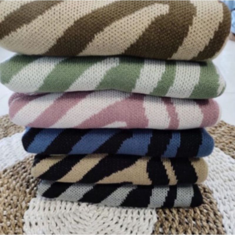 Sweater rajut zebra | Arabela Zebra Crop Blouse | sweater PREMIUM | swater blus