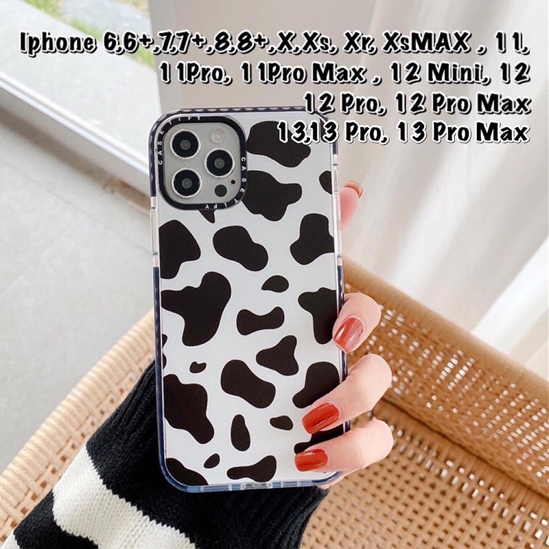 Cow Casetify Case Iphone 14 SE2 6 6+ 7 7+ 8 8+ X Xs Xr XsMAX 11 11pro 11promax 12 pro max mini 12pro 13 13pro 13promax