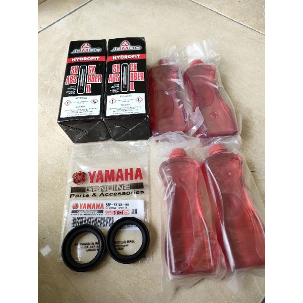 kode(45P)SEAL SHOCK oil sok komplit Yamaha Assy YGP DEPAN BYSON/ R25O