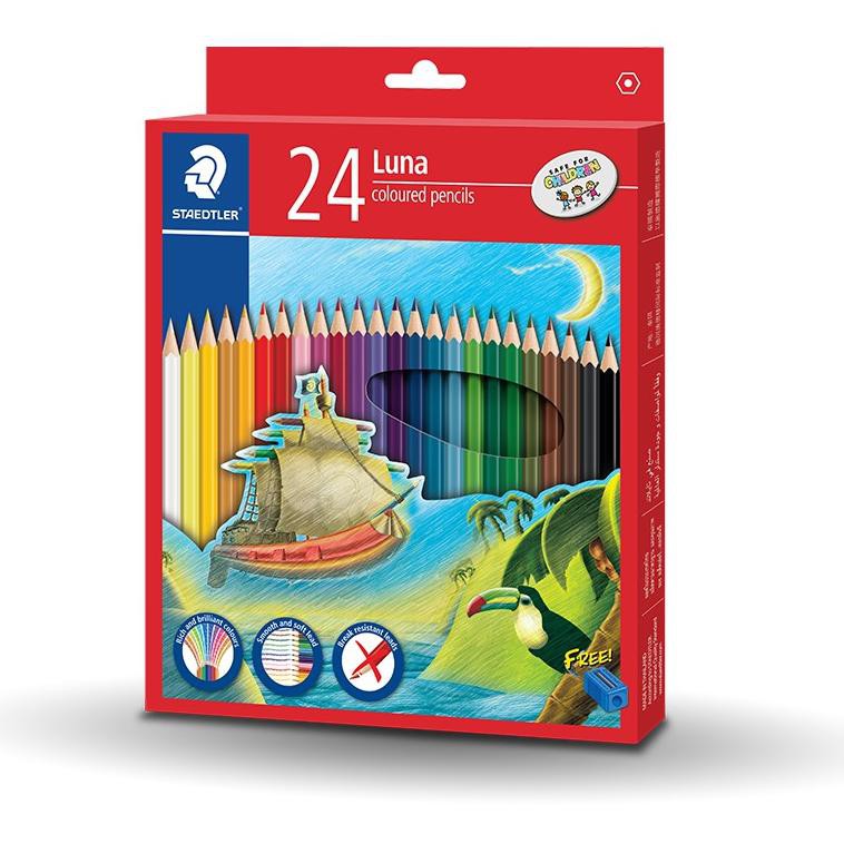 

Staedtler Luna Permanent Coloured Pencil 136 C24TH - Isi 24 Pcs (KODE 90)