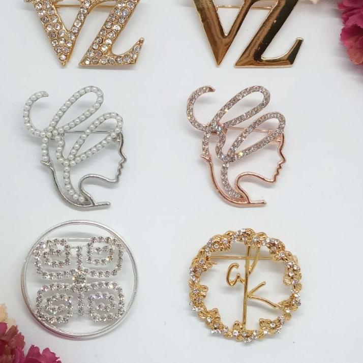 PENJUALAN CEPAT BROOCH ALA HL, LS, LCB, RA, VZ, DOA | PIN RIHANA | BROS AKSESORIS FASHION