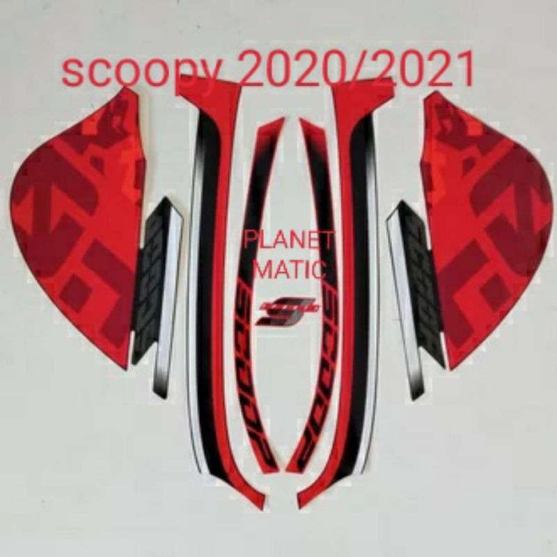 striping scoopy 2020/2021 original