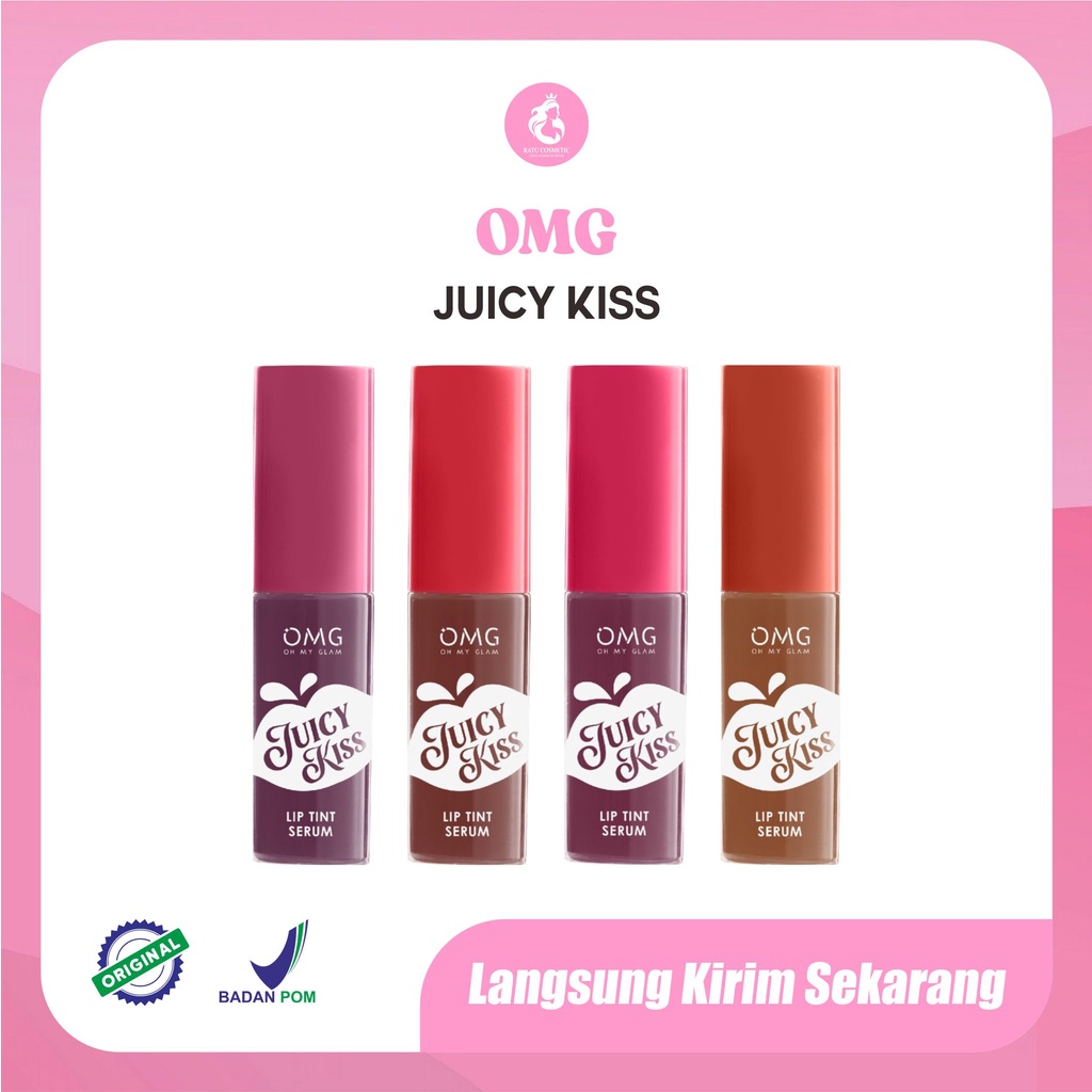 OMG Lip Tint Juicy Kiss-Lip Tint Serum-Oh My Glam