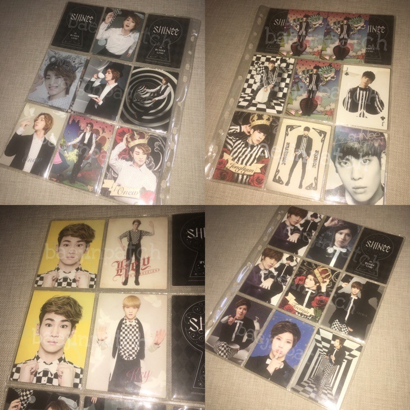 SHINee Star Card Collection Photocard Onew Jonghyun Key Minho Taemin