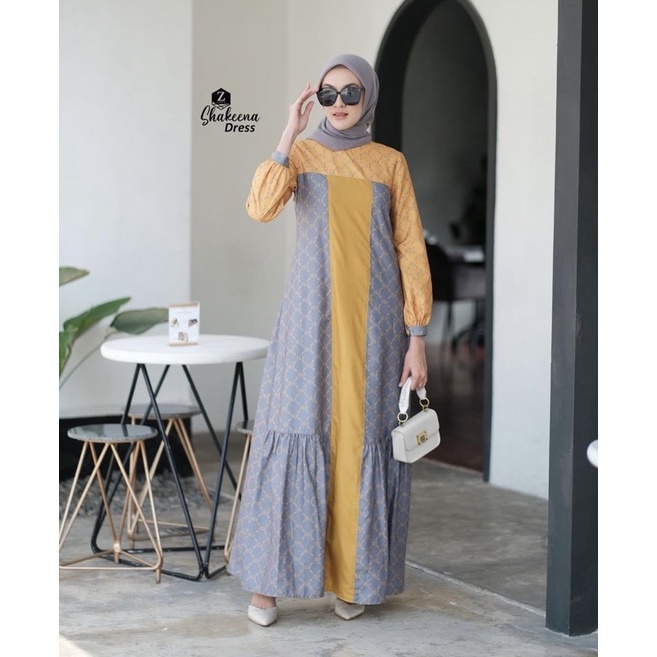 SHAKEENA DRESS ZALIFA ORIGINAL