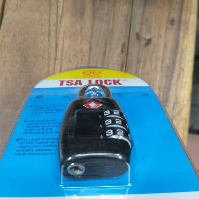 Gembok koper kunci nomor TSA LOCK