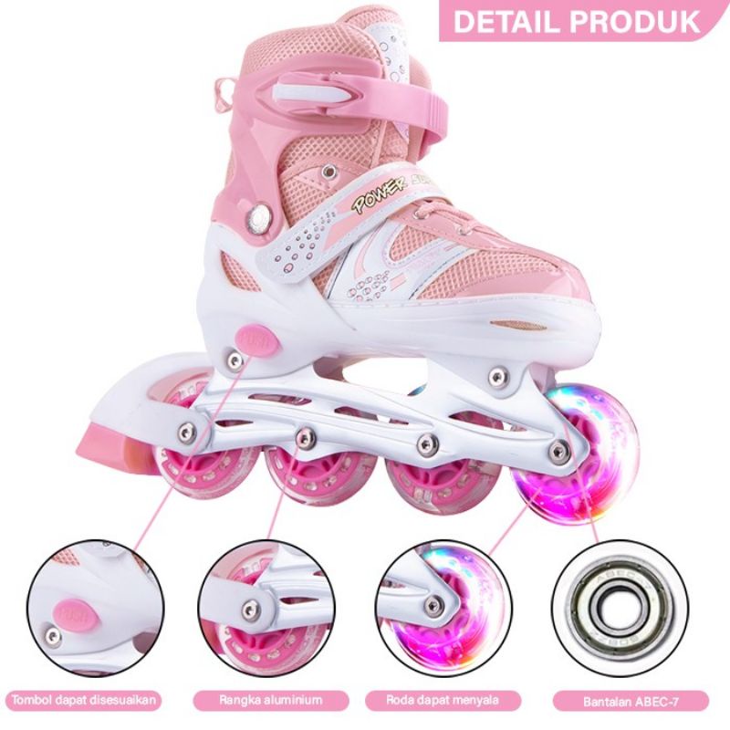 Sepatu Roda Bajaj Anak Power Sepatu Roda Bajaj Free Kunci Dan Baut Set