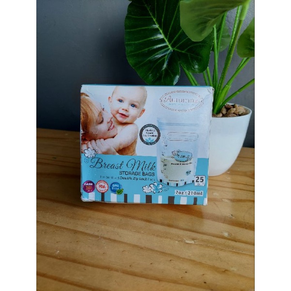Plastik asi double zip lock breast milk storage bags autumnz