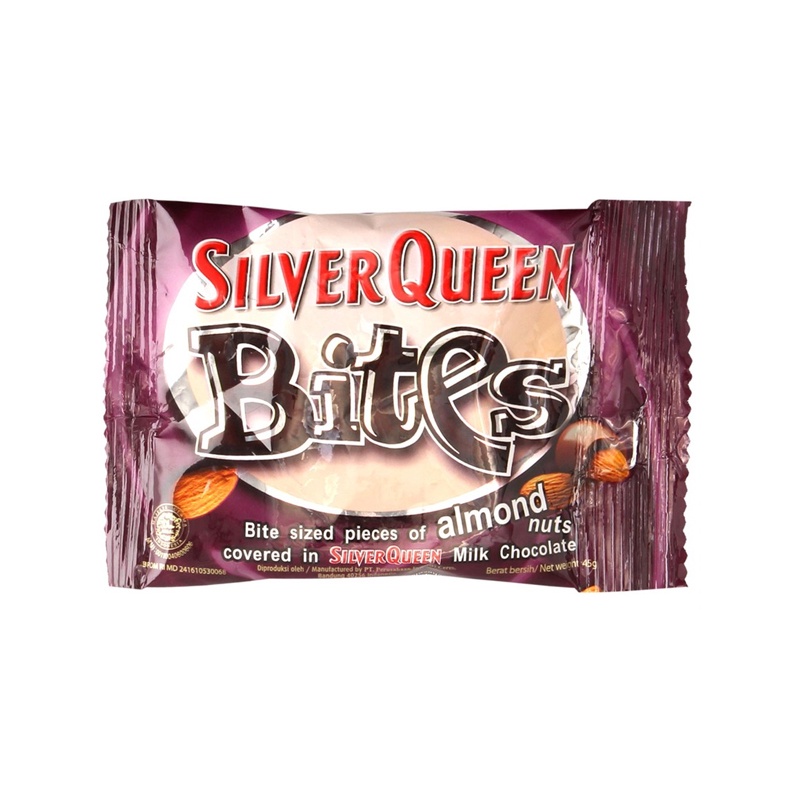 

Silverqueen Coklat Bites Almond 30Gr