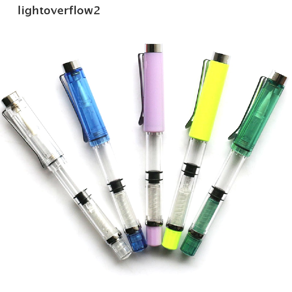 (lightoverflow2) Pena Kuas Cat Air Transparan Bisa Diisi Ulang