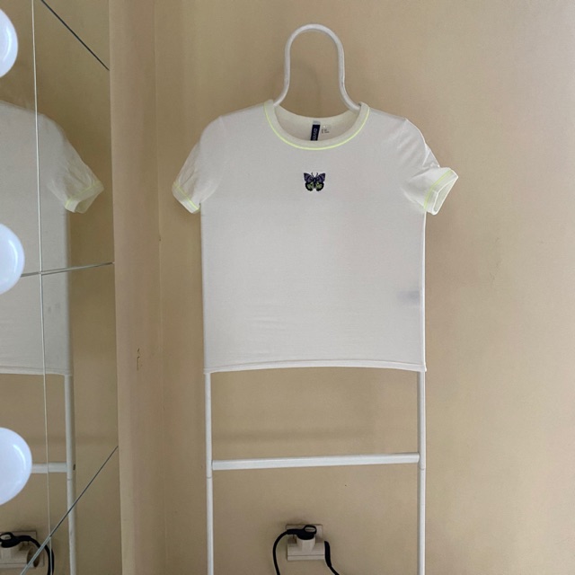 H&M Crop top Butterfly