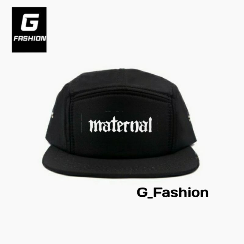 Topi 5 panel Maternal / Topi Snapback