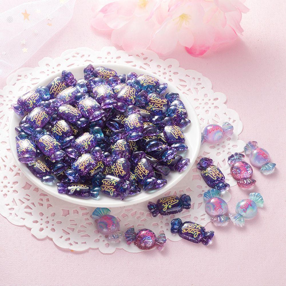 [Elegan] Candy Kerajinan Tangan Aksesoris DIY Cabochon Resin Baru