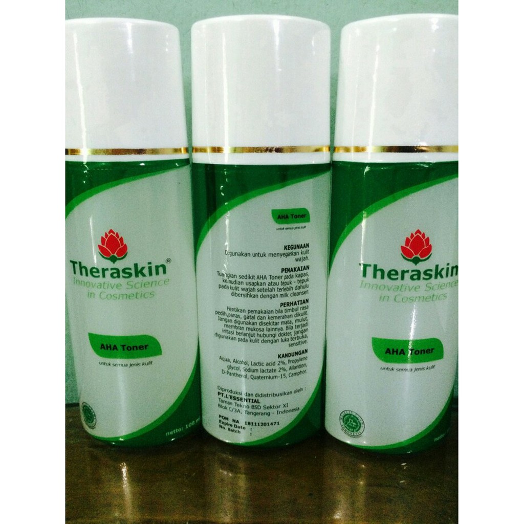 THERASKIN AHA TONER / TONER WAJAH AHA KULIT FLEK ORIGINAL BPOM
