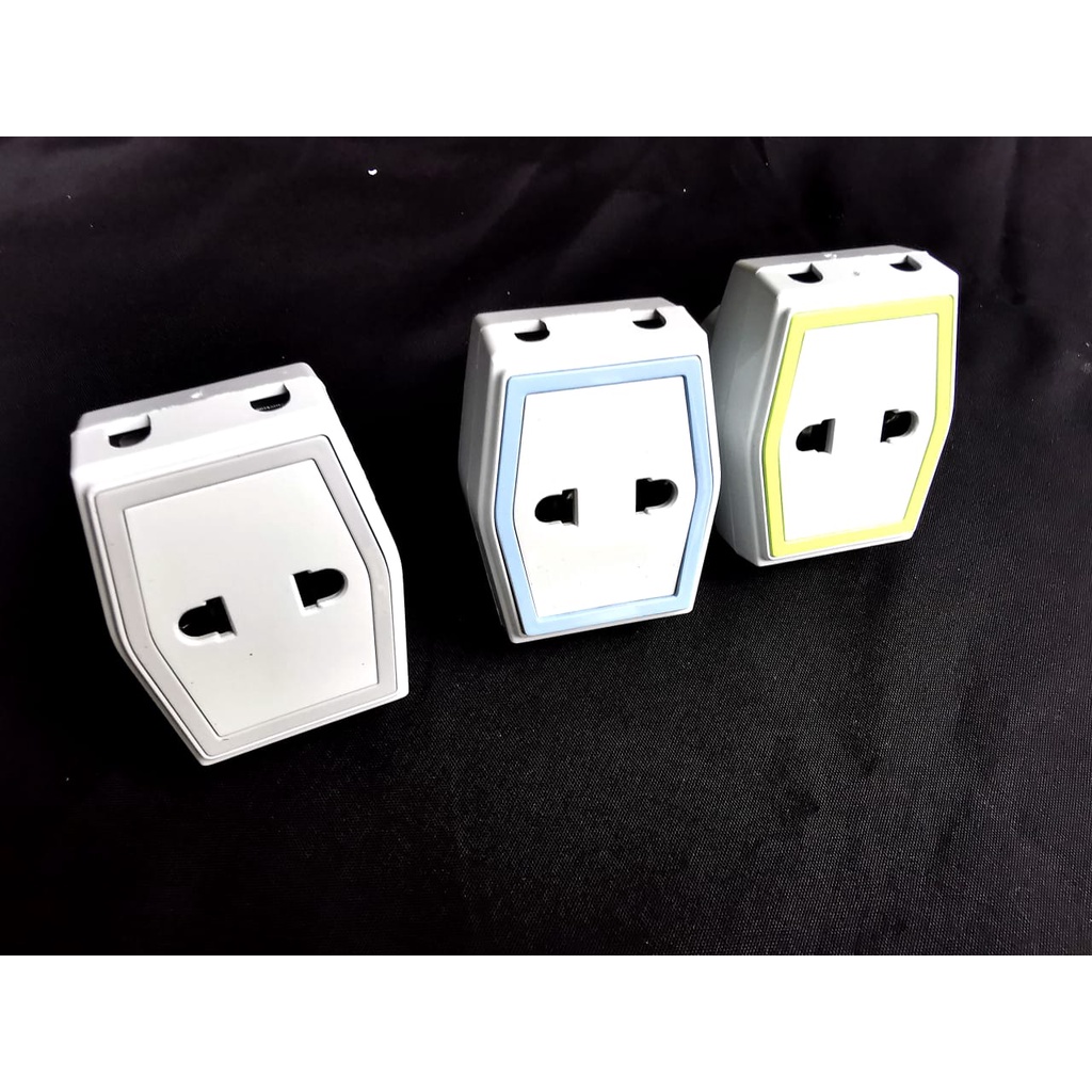 STEKER Arde T MULTI WARNA / STEKER T 3 COLOKAN