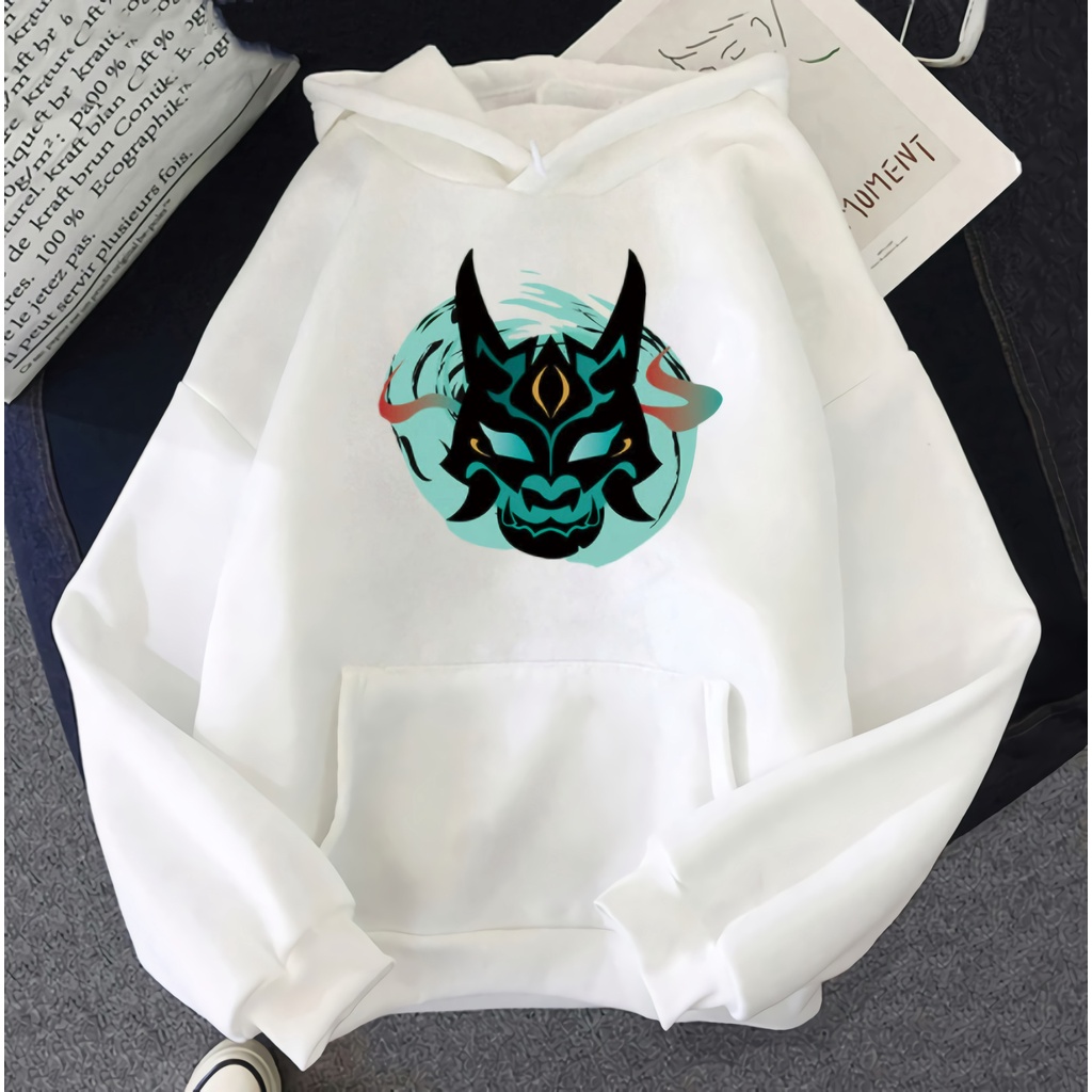 Hoodie Xiao Mask Anime Gaming Genshin Impact Premium