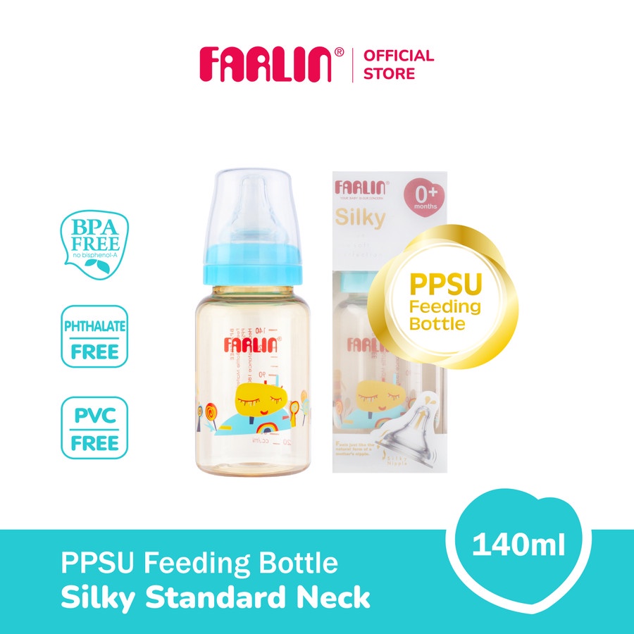 Farlin Silky PPSU Standard Neck Feeding Bottle 140 ml