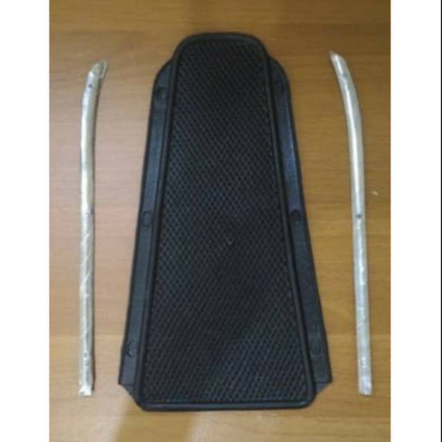 Karpet karet lidah tengah dan lis pedang vespa super vbb tahun tua