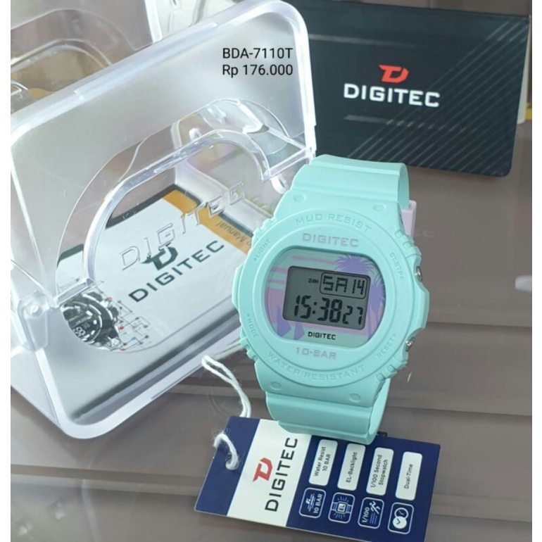 Jam Tangan Cewek Digitec 7110 Original / DG 7110 jam tangan wanita Digitec 7110 Digital strap rubber