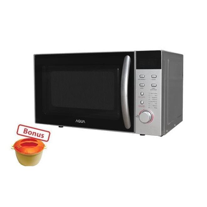 Promo Microwave Aqua 17 Liter 400 Watt Digital Aem-S1812S Low Watt