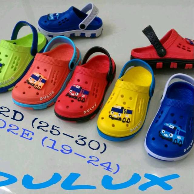  Sandal  anak  dulux 202D sandal  karet anak  cowok sandal  slop 