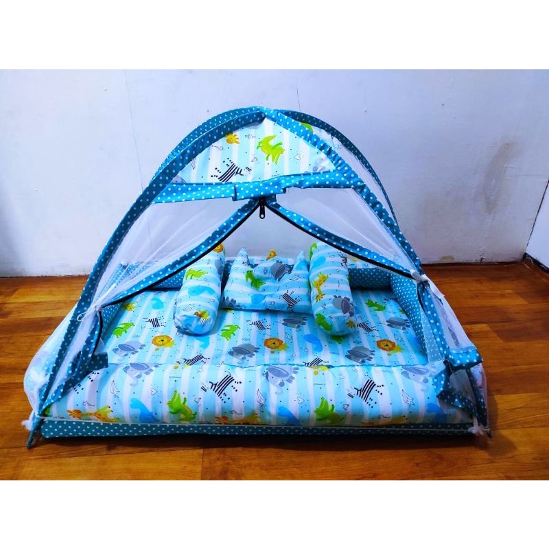 kasur Bayi Kolam Kulambu Tenda Motif Animal-1