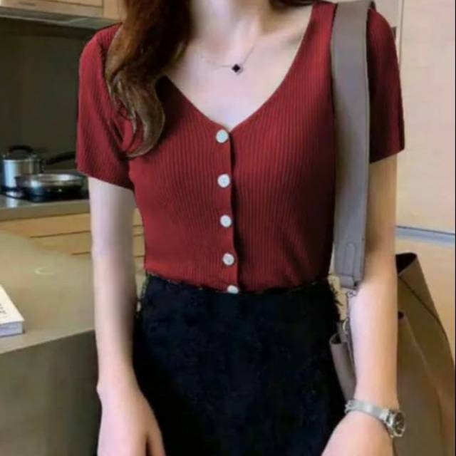 Baju cardigan estetik haul