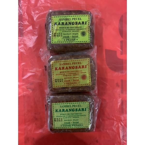 

Bumbu Sambel Pecel Karangsari 200gr