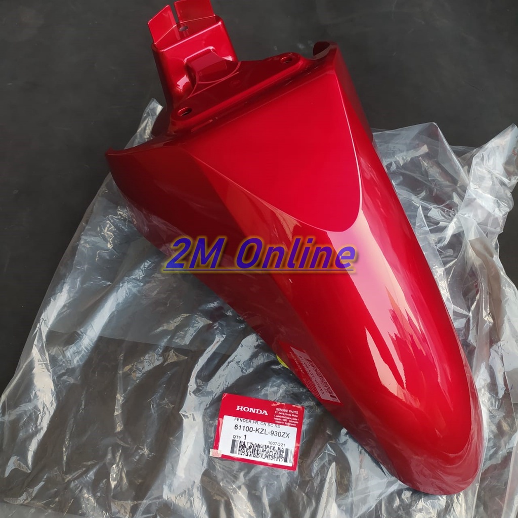 61100KZL930ZX Spakbor Depan Spacy Merah Ori AHM